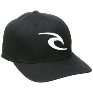 Rip Curl Black Flex Fit Men's Baseball Cap